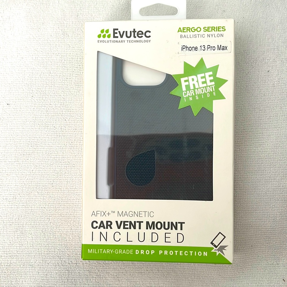 Evutec Compatible with iPhone 13 Pro Max, Ballistic Nylon Cases Cover